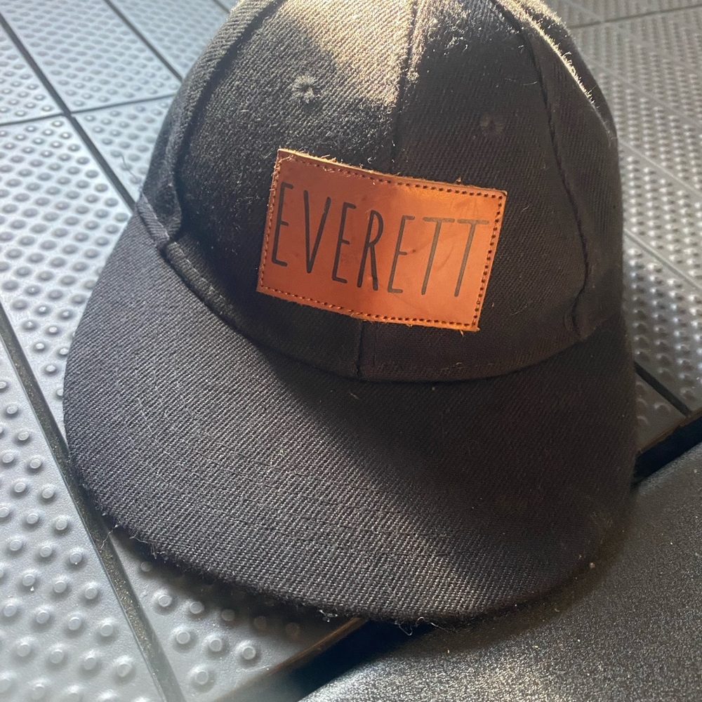 Custom Black Everett Cap